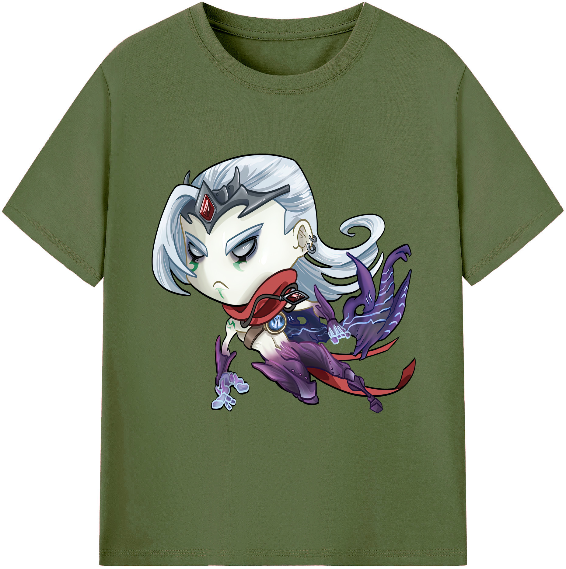リーグ・オブ・レジェンド League of Legends LOL 綿100％半袖Tシャツ（フロントプリント）